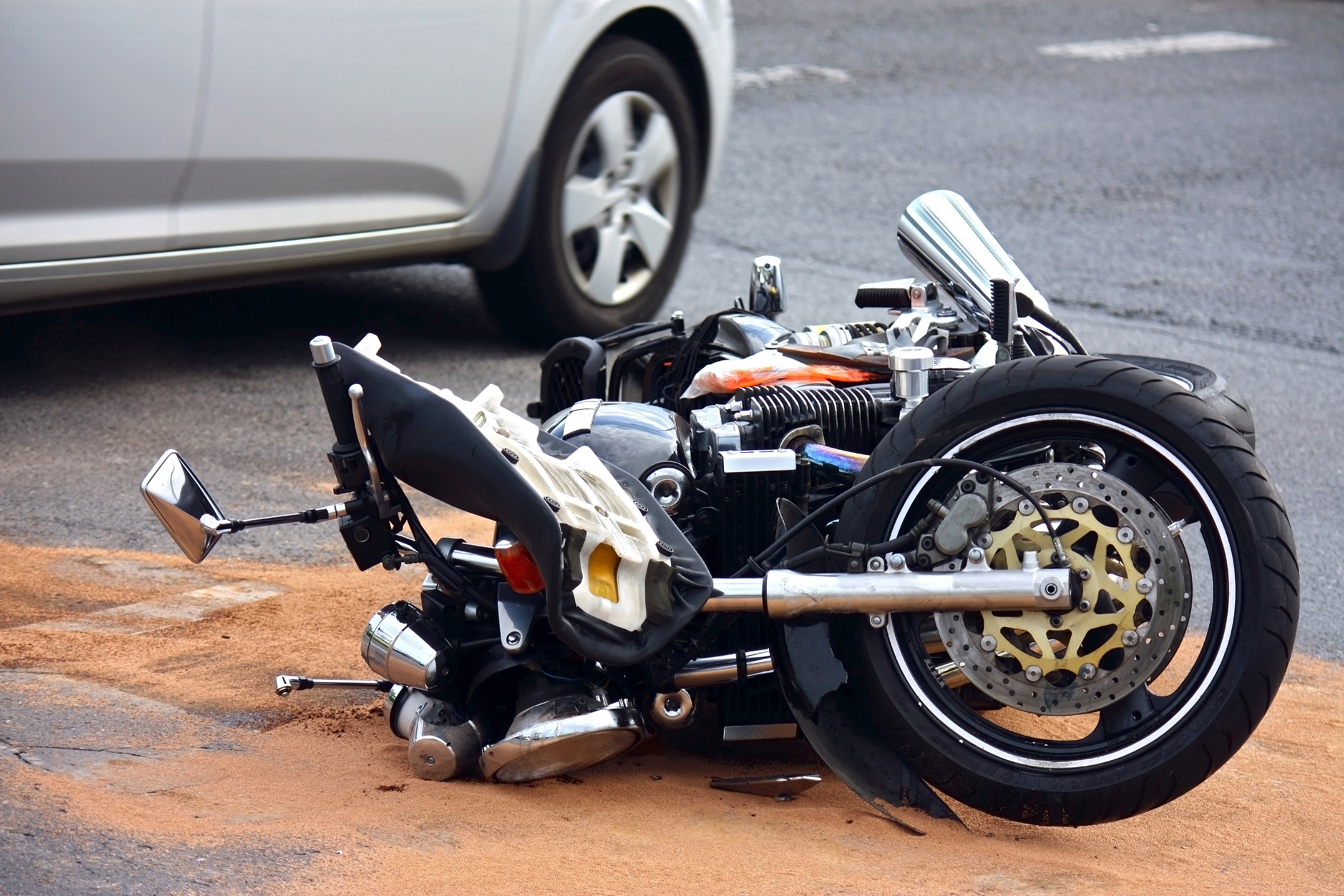left turn motorcycle accident